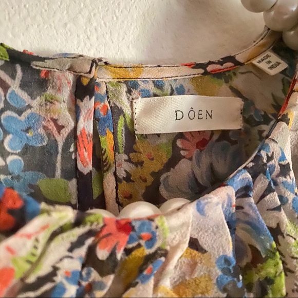 Sold 💕Doen Baudoin silk dress in Alice floral - Picture 8 of 8